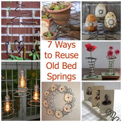 7 Ways To Reuse Old Bed Springs Recycled Crafts