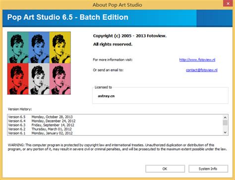 Pop Art Studio 65 Batch Edition 注册机 软钥
