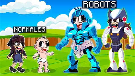 ¡bebe Noob Se Convertio En Robot 🤖 Bebe Noob Y Noobsi Son Robots En