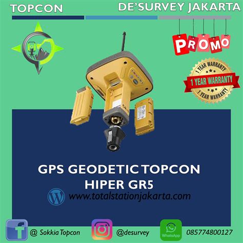 GPS GEODETIC GNSS-RTK TOPCON GR-5 - Dsurvey Jakarta