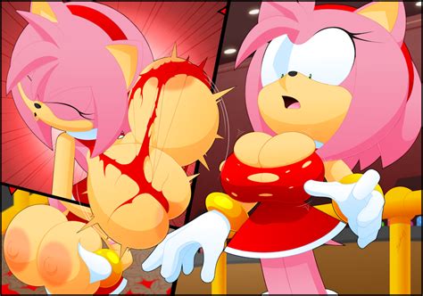 Rule 34 Amy Rose Anthro Breast Expansion Breast Growth Breasts Bursting Breasts Expansion