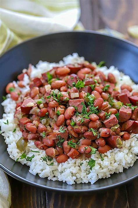 Cajun Red Beans And Rice Yummy Healthy Easy