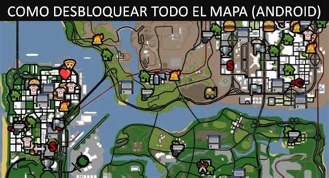 Desbloquear Todo Le Mapa En Gta San Andreas Android ️ ️⭐ ️ Guía