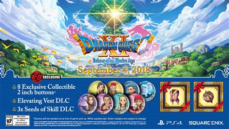 Dragon Quest Xi Ps4 Pre Order Bonuses Revealed For North America Nova Crystallis