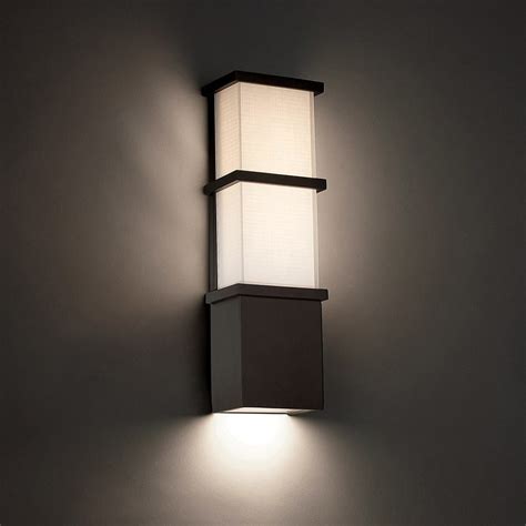 So i went to costco and bought nice brand new led lights for them. Elevation LED Outdoor Wall Sconce by Modern Forms