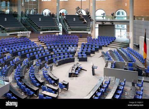 Inside Bundestag German Parliament Berlin Germany Europe Stock Photo