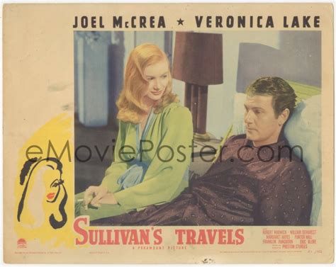 5r1439 Sullivans Travels Lc 1941 Sexy Smoking Veronica Lake And Joel Mccrea In