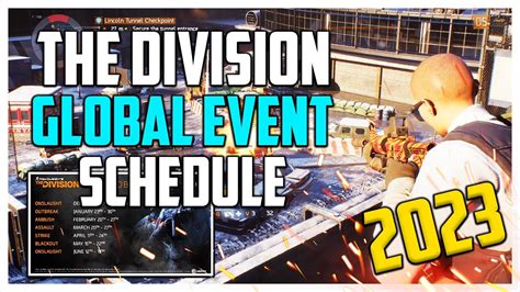 The Division Global Event Schedule For Early YouTube