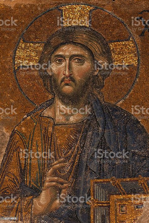 Byzantine Mosaic Of The Jesus Christ Stock Photo Download Image Now