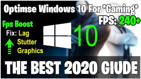 How To Optimize Windows 10 For Gaming And Performance In 2020 Optimize