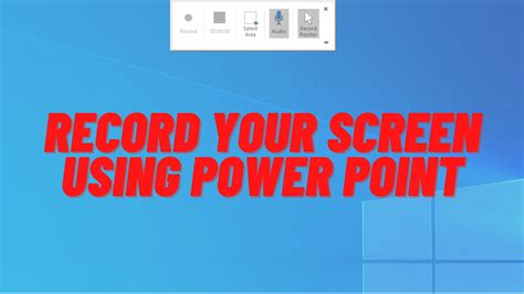 How To Record Your Screen Using Microsoft Powerpoint Powerpoint