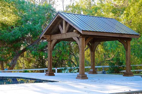 Big Outdoor Pavilion Kits Backyard Designs Rough Sawn Cedar