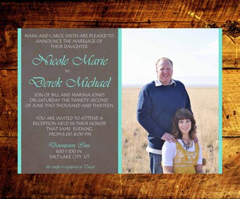 21 Wedding Announcement Templates Free Sample Example Format