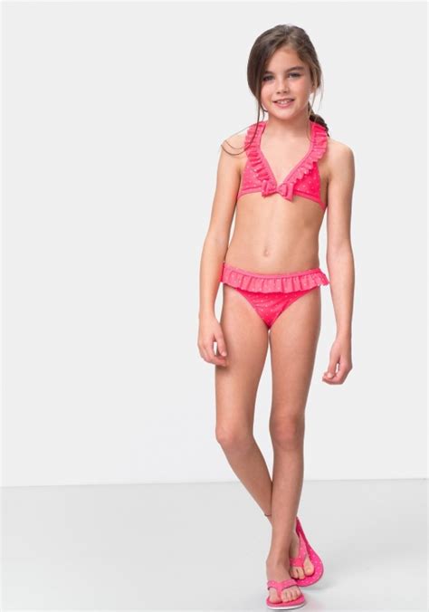 bikini con volantes tex las mejores ofertas de carrefour