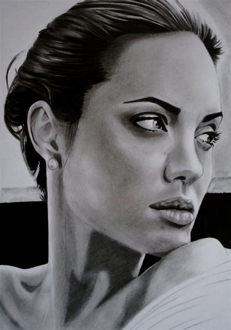 Angelina Jolie By Hubertperron On Deviantart
