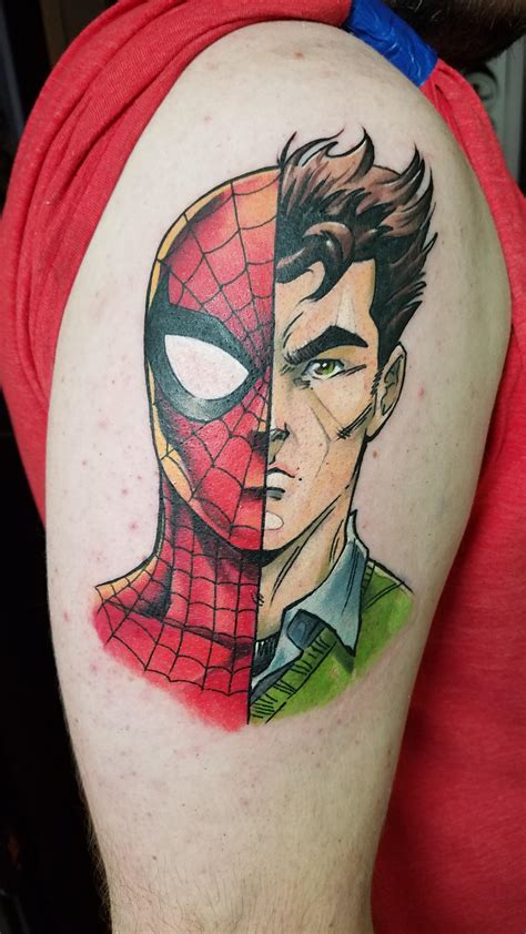 Spider Manpeter Parker Original Artist Todd Nauck Tattoo By Jason