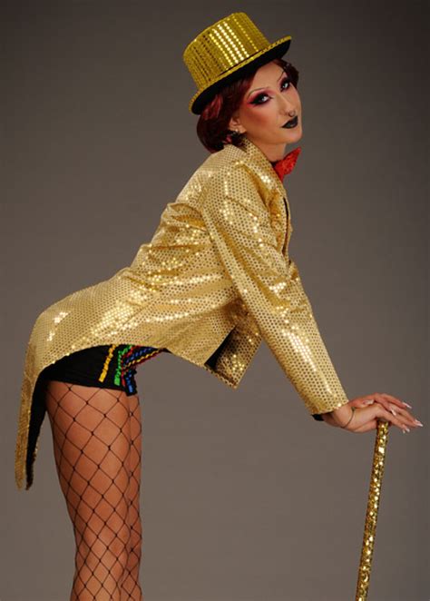 Womens Rocky Horror Columbia Gold Sequin Tailcoat Rh Struts