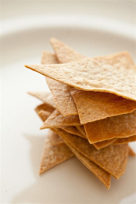 Stack the tortillas and cut the pile into sixths to make chips. Low-Carb Baked Tortilla Chips | DJ Foodie
