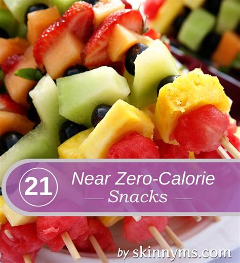 21 Near Zero Calorie Snacks Musely