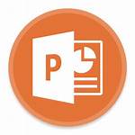 Powerpoint Icon Office Ms Button Icons Blackvariant