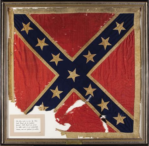 The Personal Battle Flag Of Confederate General Jeb Stuart The Lot