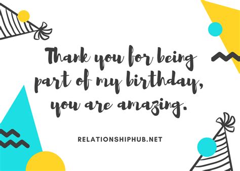Thanks Quotes For Birthday Wishes To Friends Thank You Messages For
