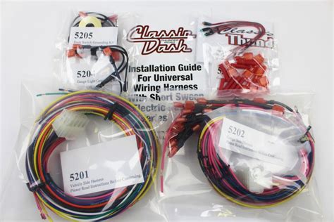 1 Universal Wiring Harness Includes Led Kit Classic Dash