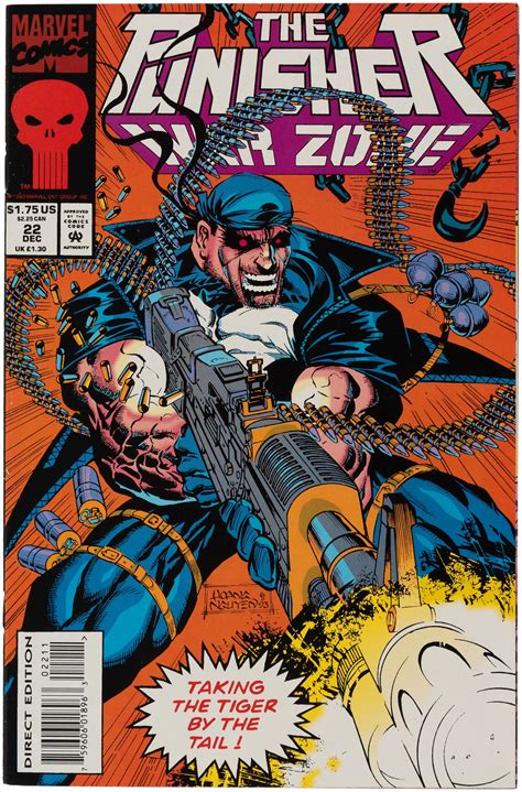 Hakes The Punisher War Zone Vol 1 22 Comic Book Cover Original