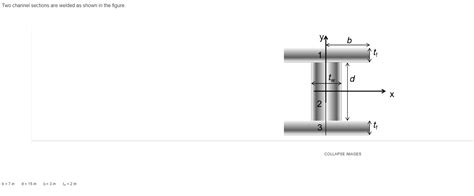 Solved Two Channel Sections Are Welded As Shown