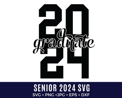 Senior 2024 Svg Bundles Graduation Class Of 2024 Svg Etsy