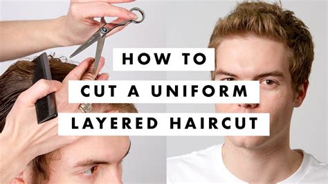 How To Cut Hair Uniform Layer Hair Cut Structure Tutorial Lesson