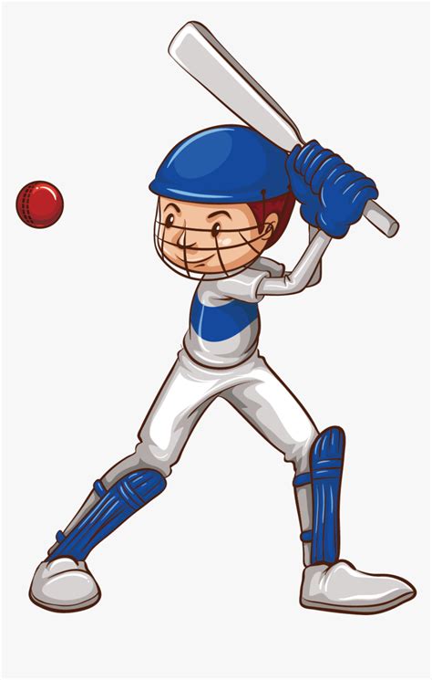 Cricket Drawing Sketch Draw A Cricket Player Hd Png Download