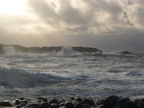 Free Download Hd Wallpaper Rough Waves Spanish Point Ireland