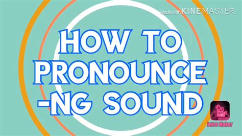 Learn English With Mark Ep7 How To Pronounce Ng Sound Youtube