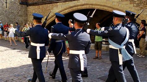 Rare Footage Of Raf Regiment Changing Of Guard At Tower Of London