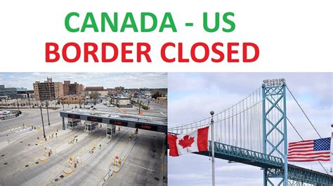Canada Us Border Closed Foe Nonessential Travel