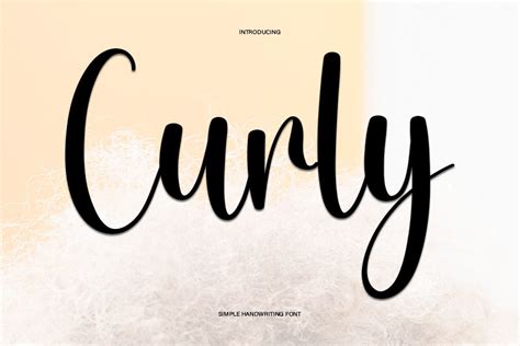Curly Font By Harlek Studio · Creative Fabrica