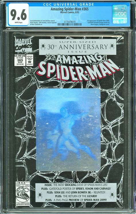 The Amazing Spider Man 365 1992 Graded 96 1st App Spider Man