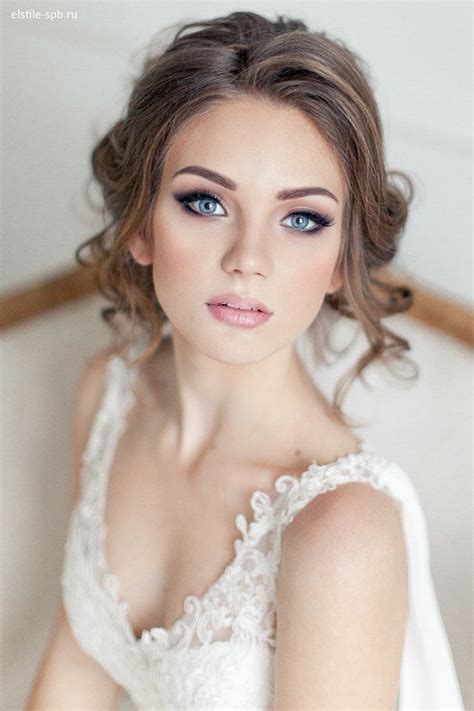 Amazing Bridal Makeup Together With Gorgeous Wedding Hairstyles Bridal