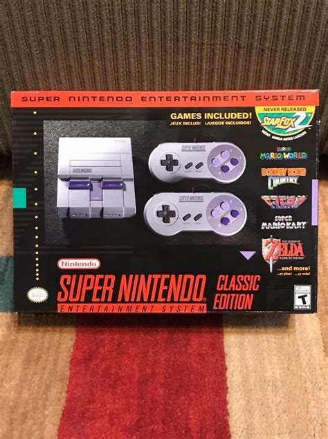 Brand New Super Nintendo Snes Classic Mini Console Fast Free Shipping