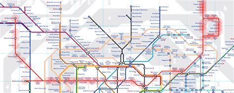 Central Line Map London Underground Tube