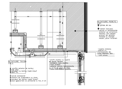 Gypsum ceiling detail view with structure view dwg file sumber cadbull.com. House false ceiling construction cad drawing details dwg ...