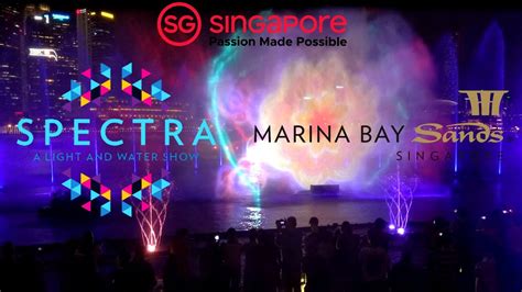 Spectra The Wonderful Light And Water Show At Marina Bay Sands