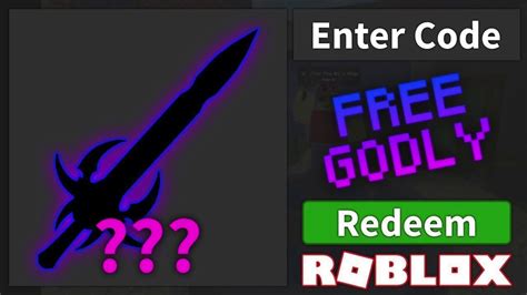 By using the new active murder mystery 2 codes, you can get some free knife skins which is very cool cosmetics. ROBLOX MM2 GODLY CODE!? (REDEEM QUICK) - YouTube