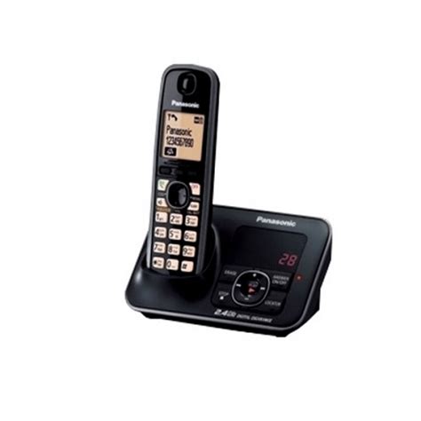 Panasonic Black Cordless Digital Landline Phone Kxtg 3721sx