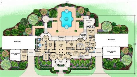 Mega Mansion House Plans A Look Into Luxury Living House Plans