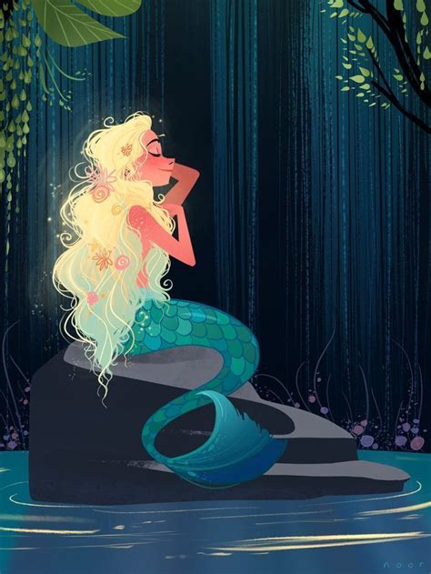 Art And Illustration Mermaid Illustration Illustrations Mermaid