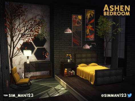 The Sims Resource Ashen Bedroom