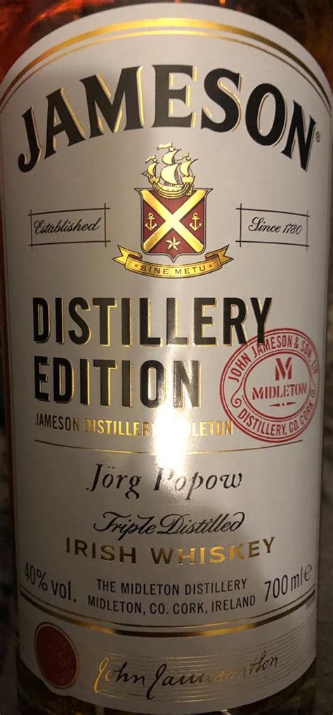 Jameson Distillery Edition Ratings And Reviews Whiskybase