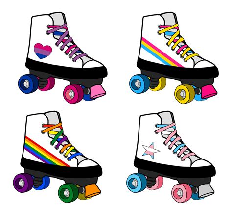 I Am Working On Some Roller Skate Stickers And Wanted To Make A Set Specifically For Pride Can